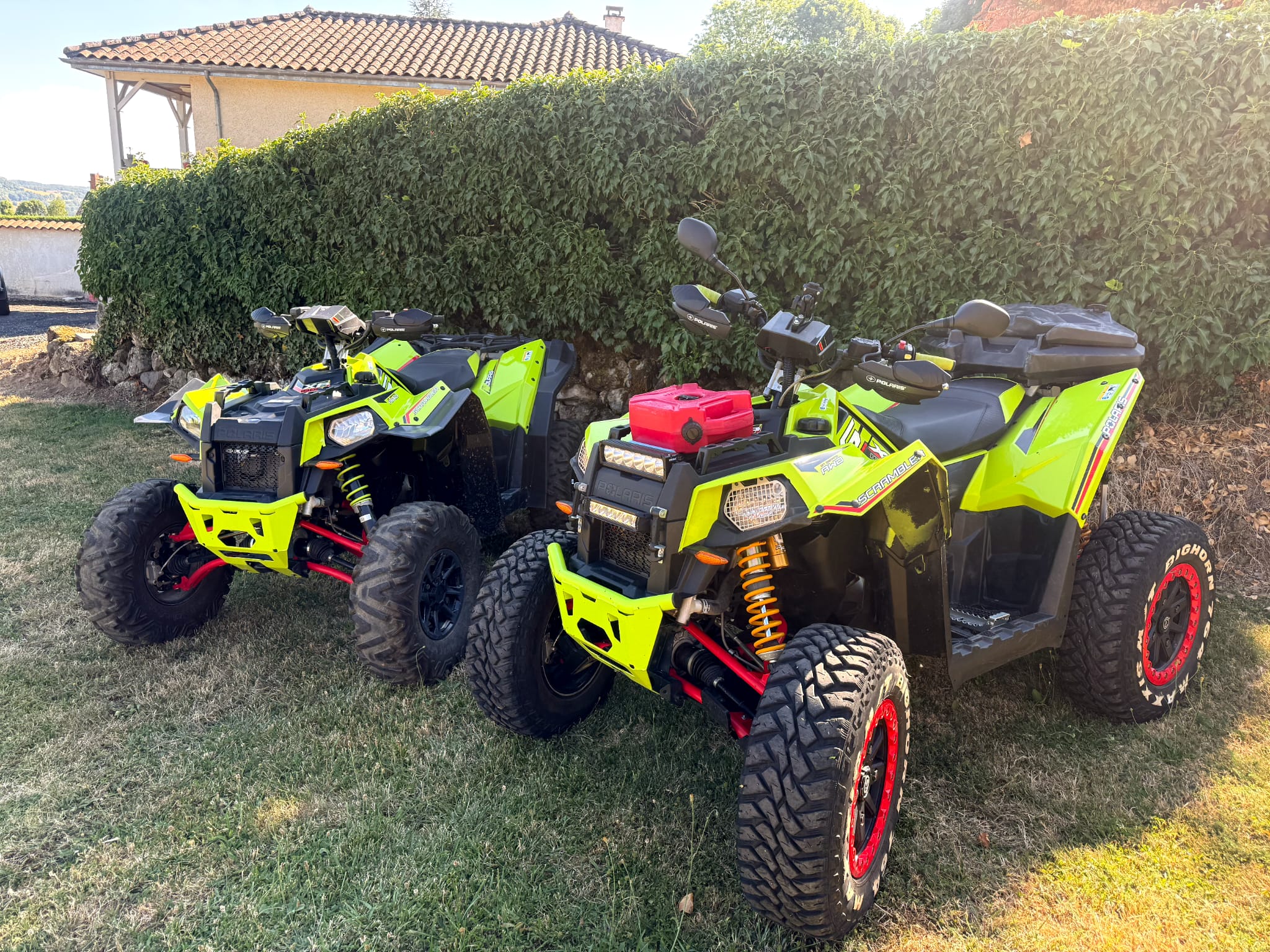 Les quads de Quad Concept Organisation